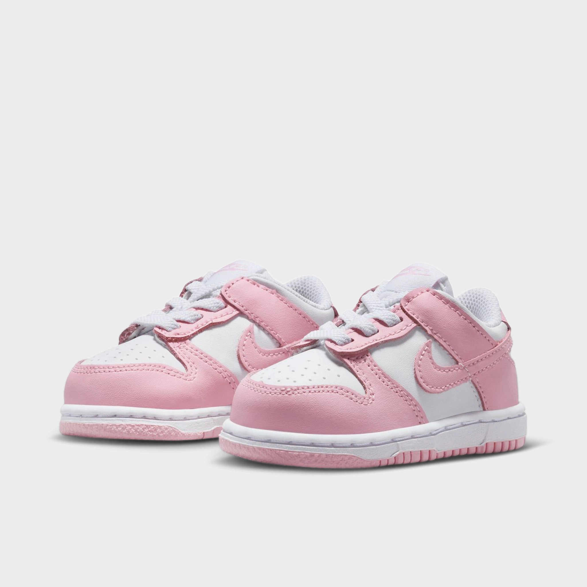 Suede Trim Cushion Layer Frame Nike Dunk Low TD White / Medium Soft Pink - White