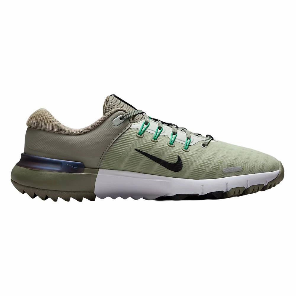 Precision fit Pro Reaction Nike Free NN Spikeless Golf Shoes Light Army/Light Silver/Black - SP25 Unisex