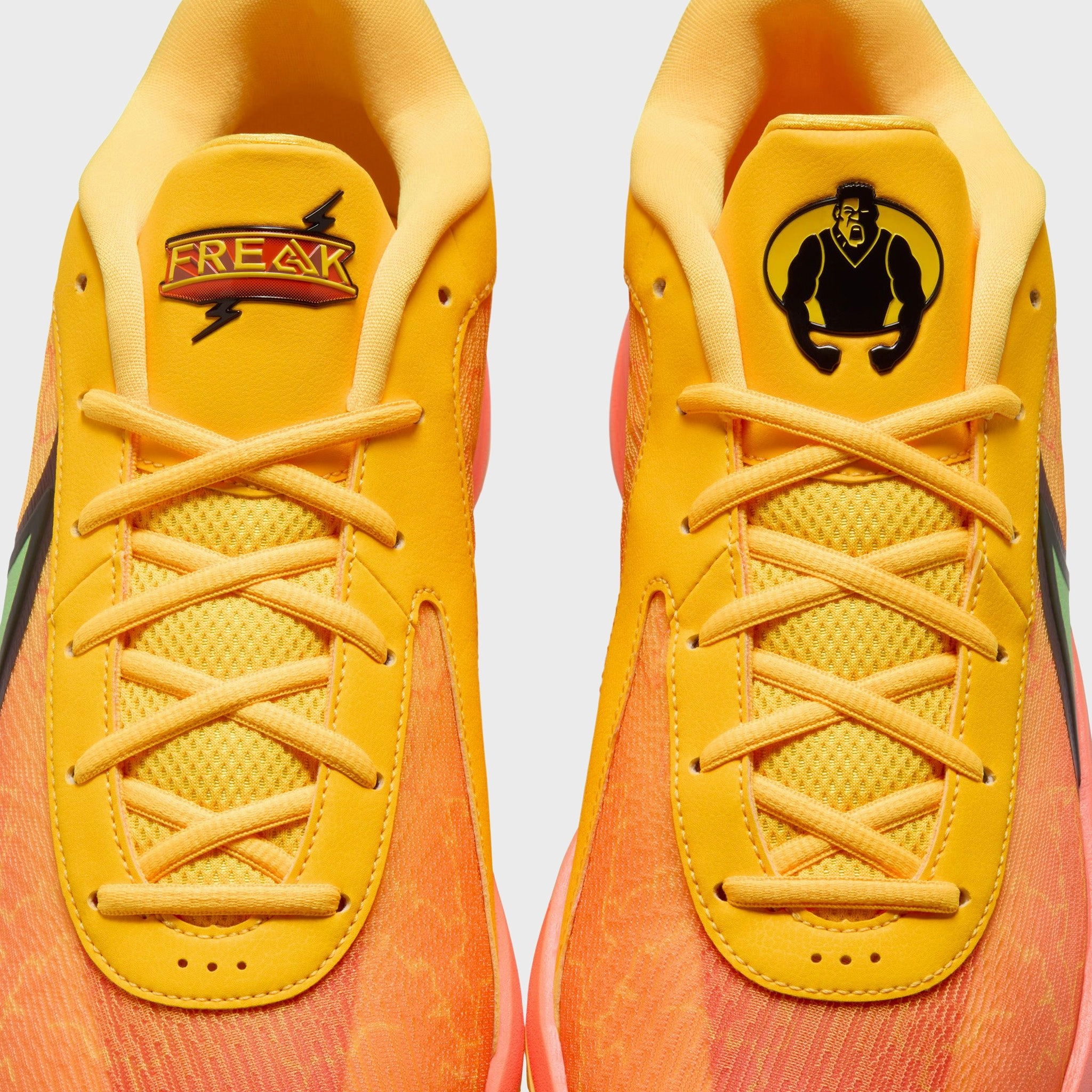 Multi Fit Shape Nike Giannis Freak 6 Light Wild Mango / Action Green - Black