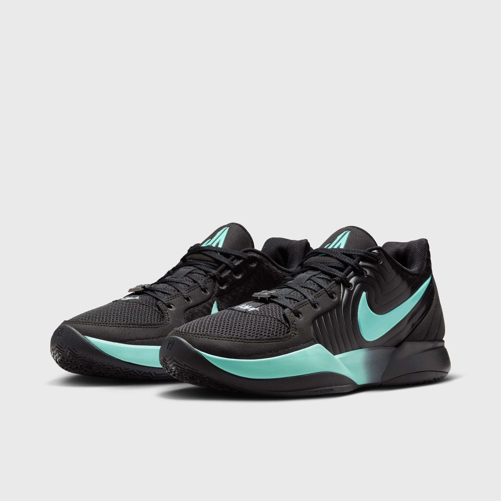 Traction Sole Durable Rubber Outsole Nike Ja 2 Black / Bleached Turquoise - Cave Stone