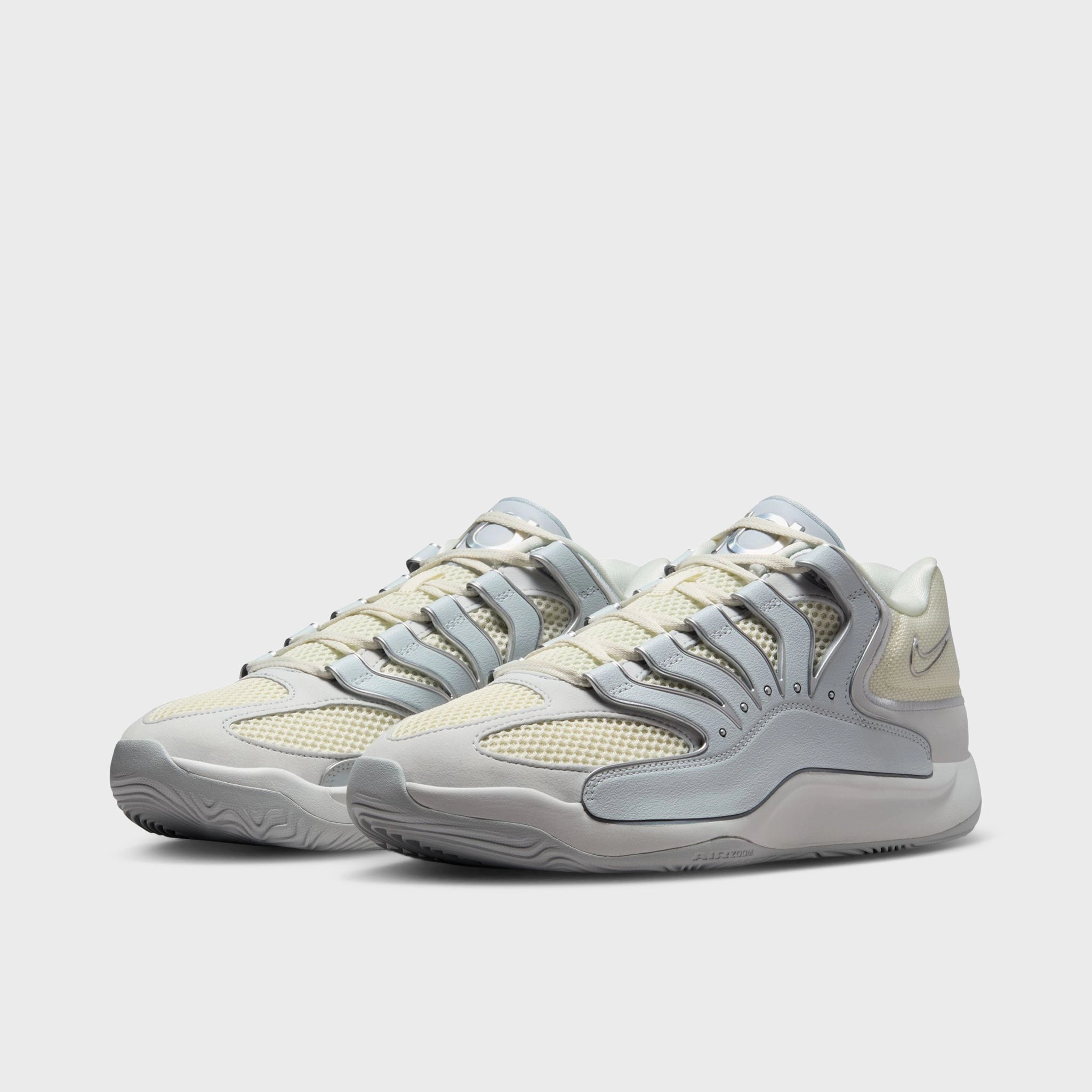 Nike KD18 Pure Platinum / Wolf Grey - Summit White Impact Protection Technology