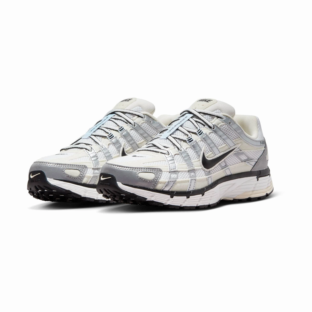 Nike P-6000 'Coconut Milk Metallic Silver' Women's Shoes evening runner shoes Stability control