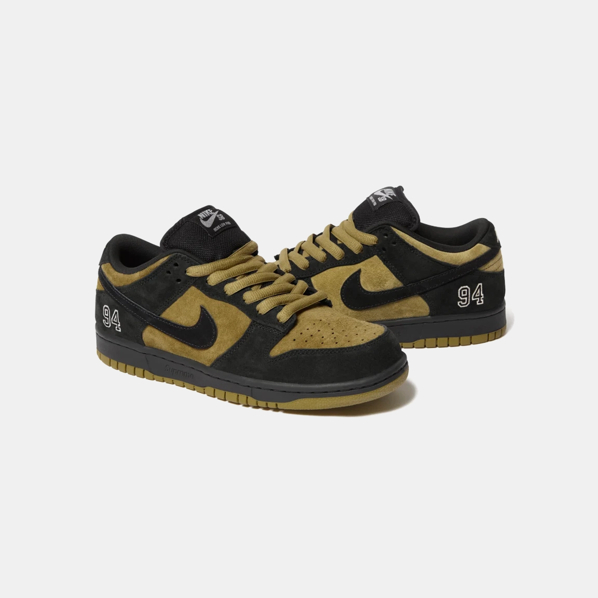 Nike SB Dunk Low Supreme 94 Camper Green Office Casual