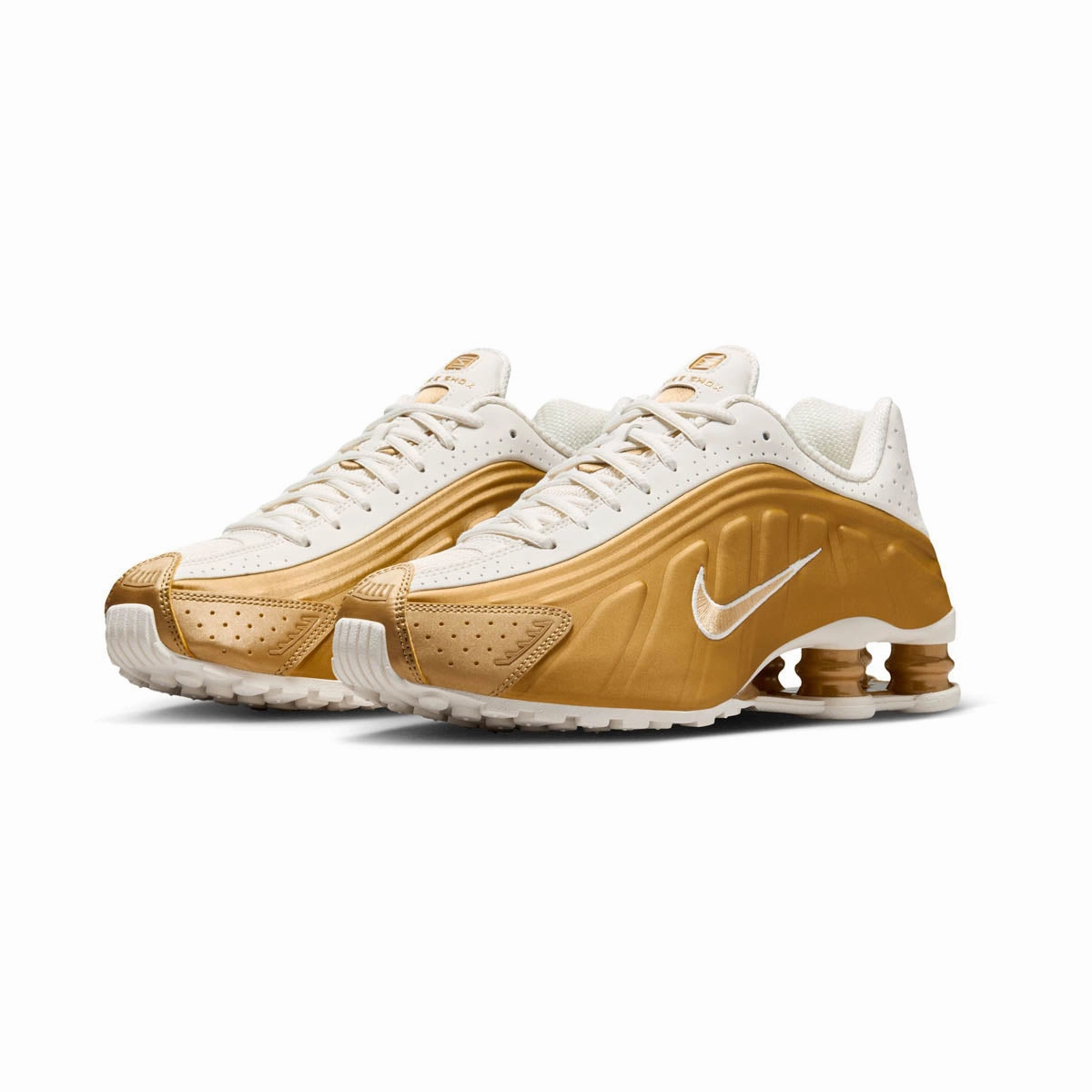 spring - specific shoes Nike Shox R4 'Metallic Gold' Women's Shoes