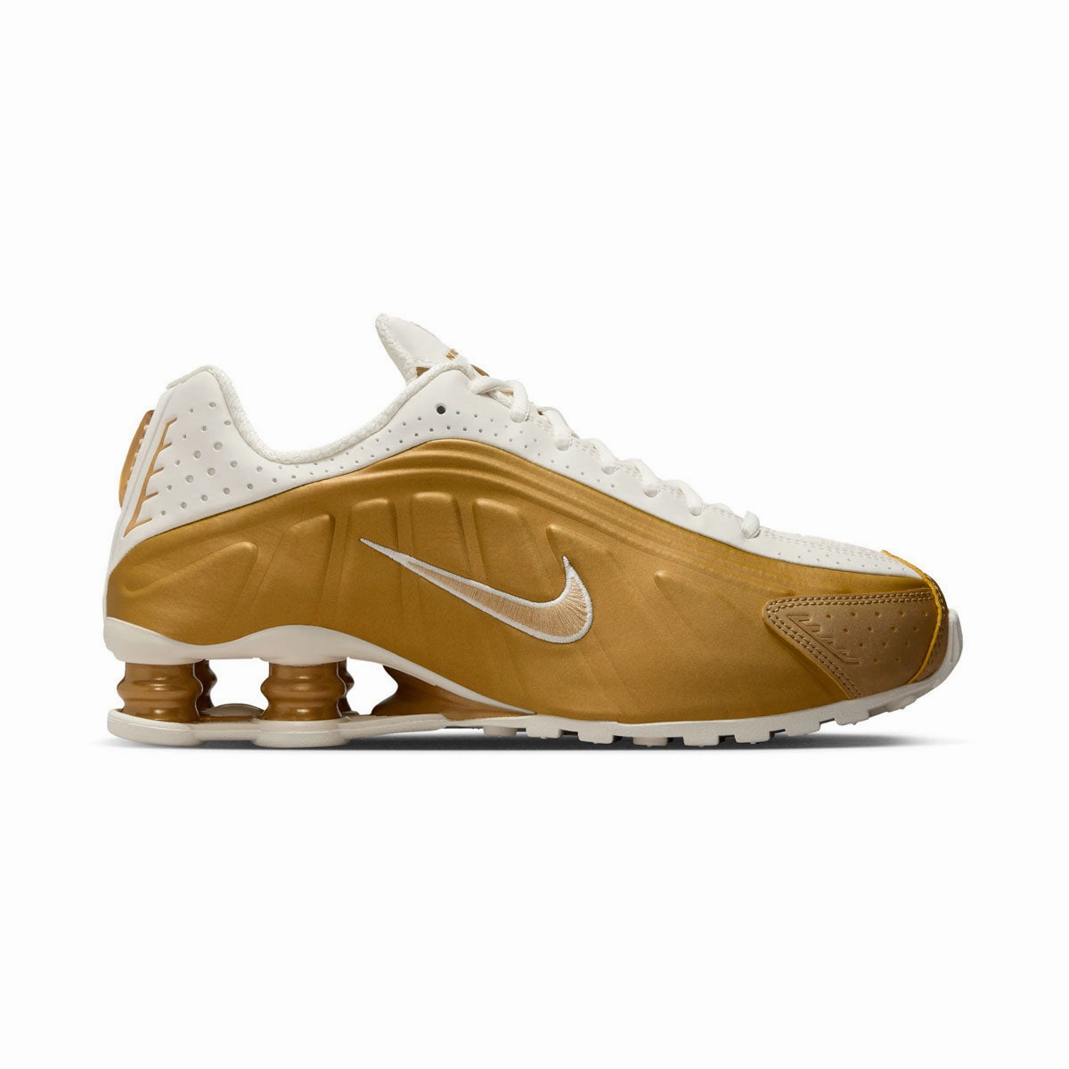 Nike Shox R4 'Metallic Gold' Women's Shoes Performance Stability