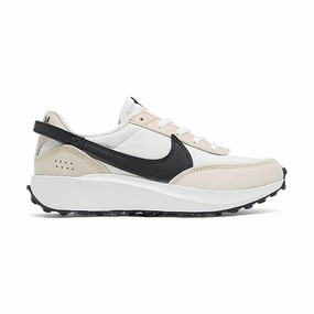 Nike Waffle Debut Sanddrift Black Women's Shoes Impact Diffusion Midsole