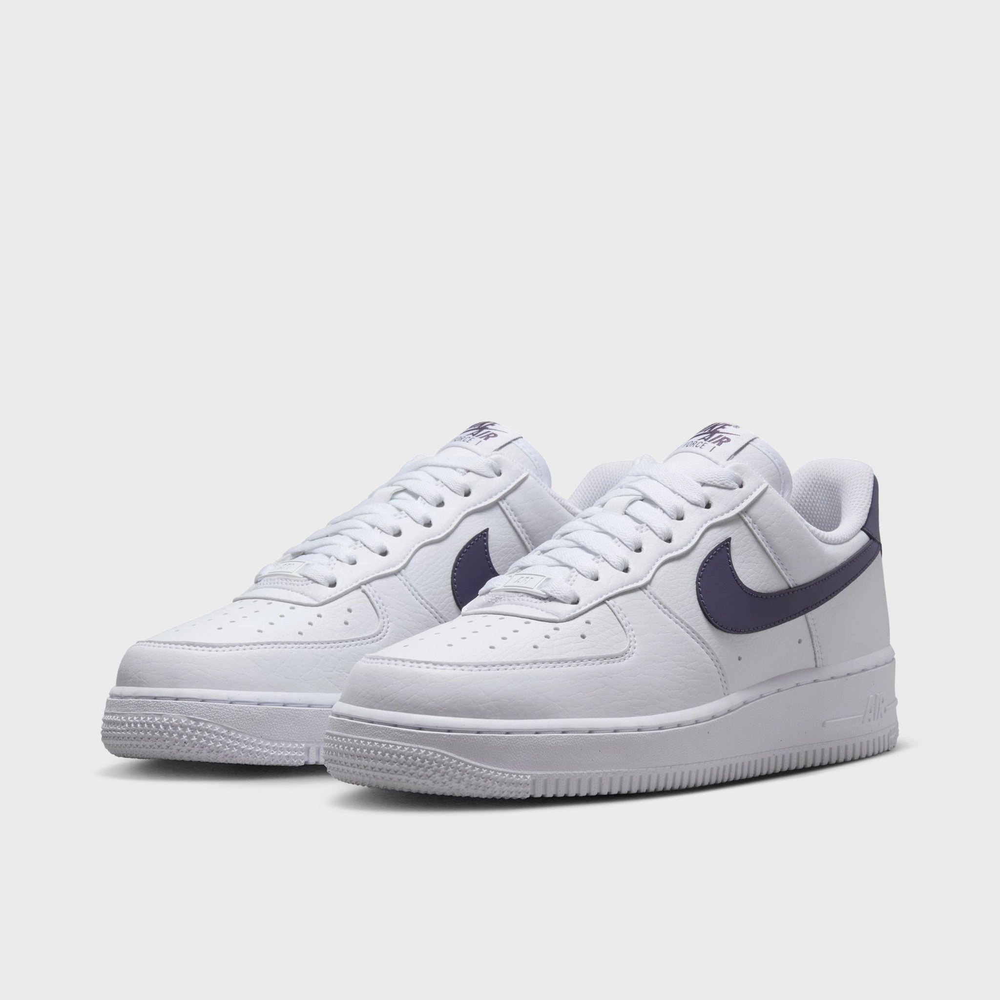 Pro Build Reflective Safety Details Nike Women's Air Force 1 '07 Next Nature White / Dark Raisin