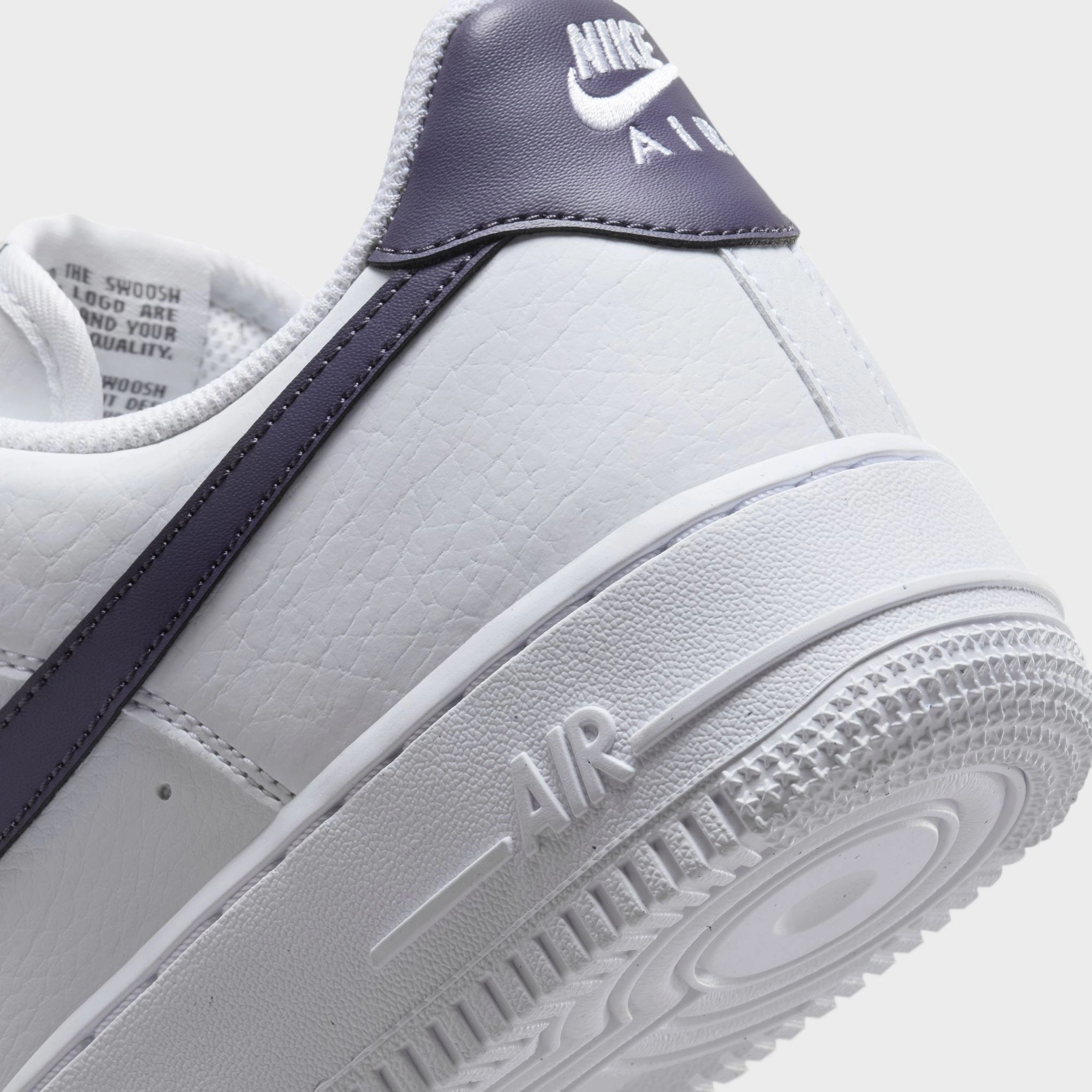 Nike Women's Air Force 1 '07 Next Nature White / Dark Raisin Stride Enhancer