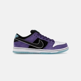 Nike X Hayley Wilson SB Dunk Low Pro Black and Court Purple Zip Closure