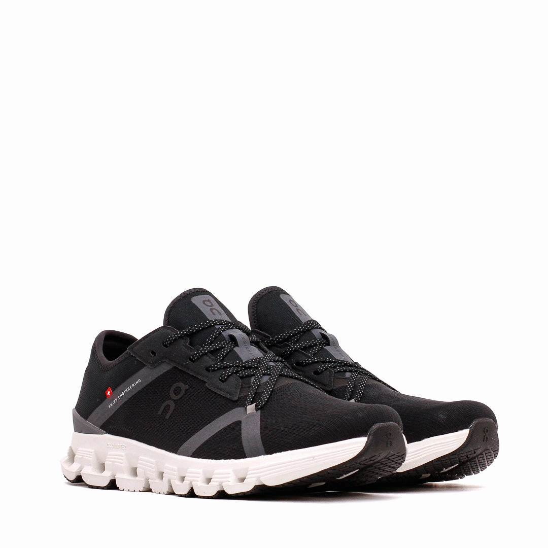 glossy - finish - design shoes ON Women Cloud X 4 AD Black Asphalt Core 3WF10170397