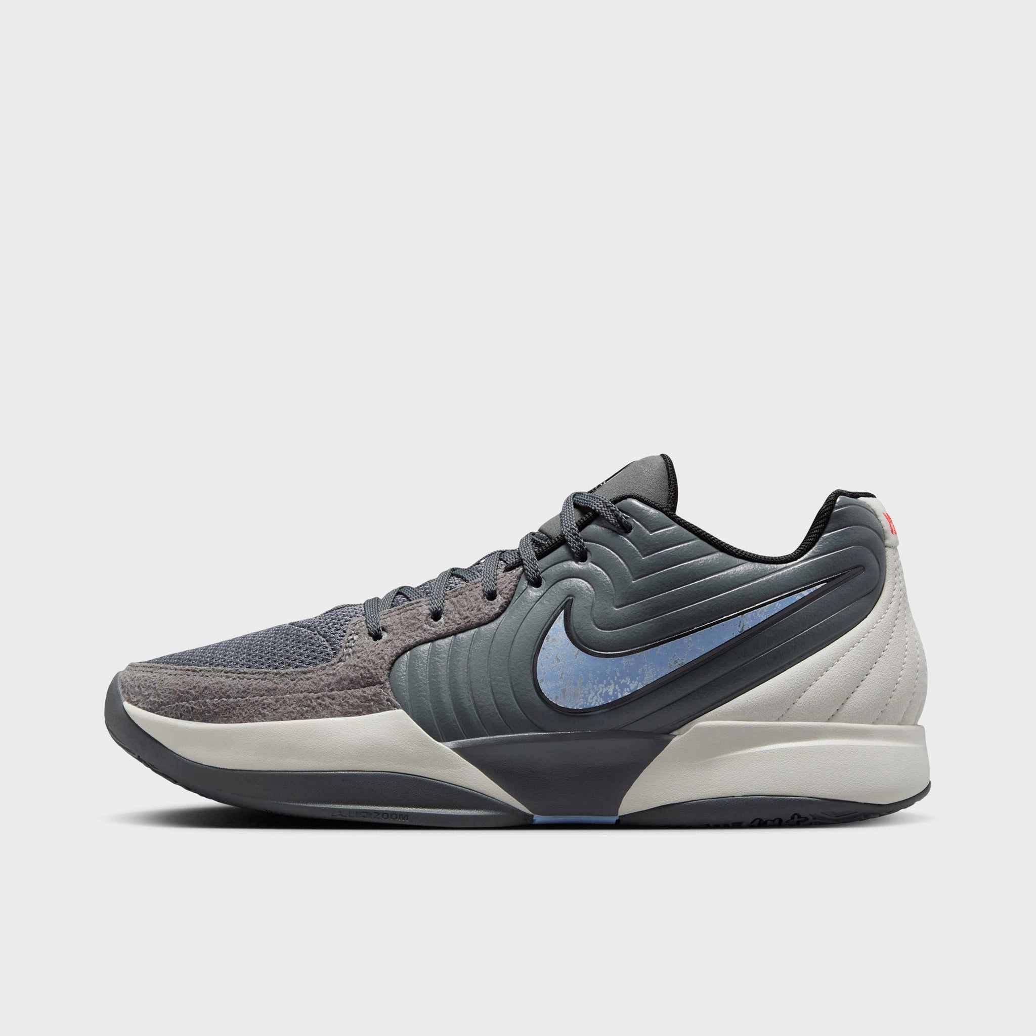 Footwork Focused Fit Grounded Footing Nike Ja 2 Iron Grey / Cobalt Bliss - Light Bone