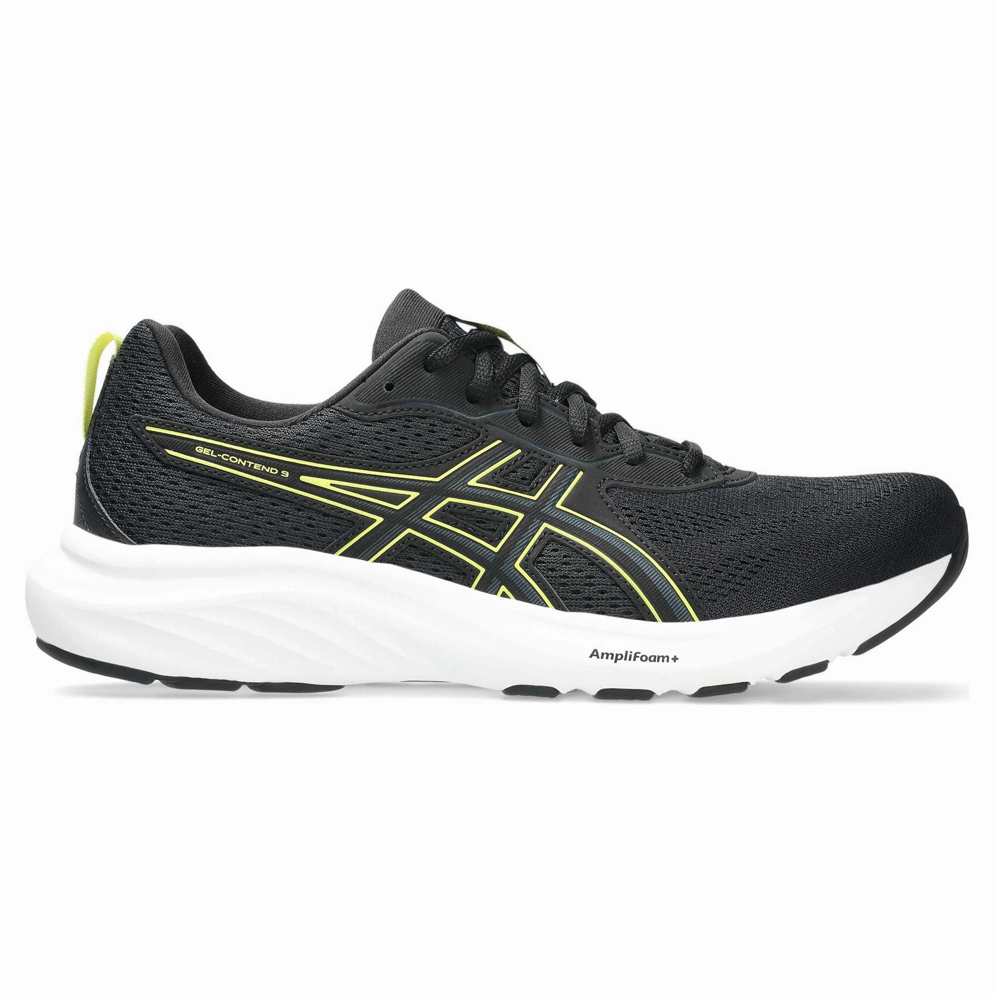 Gel-Contend 9 Men's Running Shoes (Width D) running in a channel area shoes