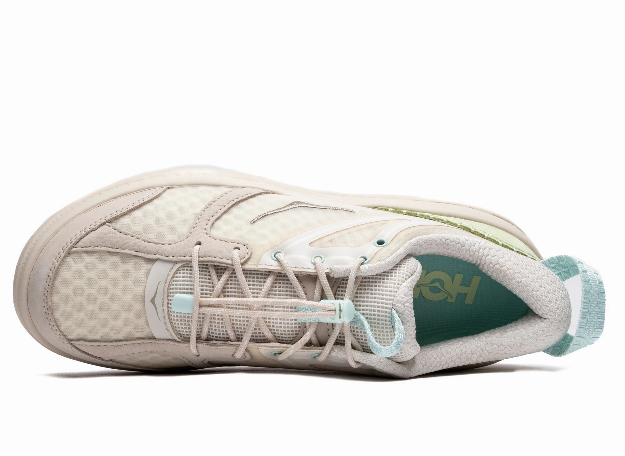 Unisex Hoka Bondi B3LS in Oat ElasticMaterial