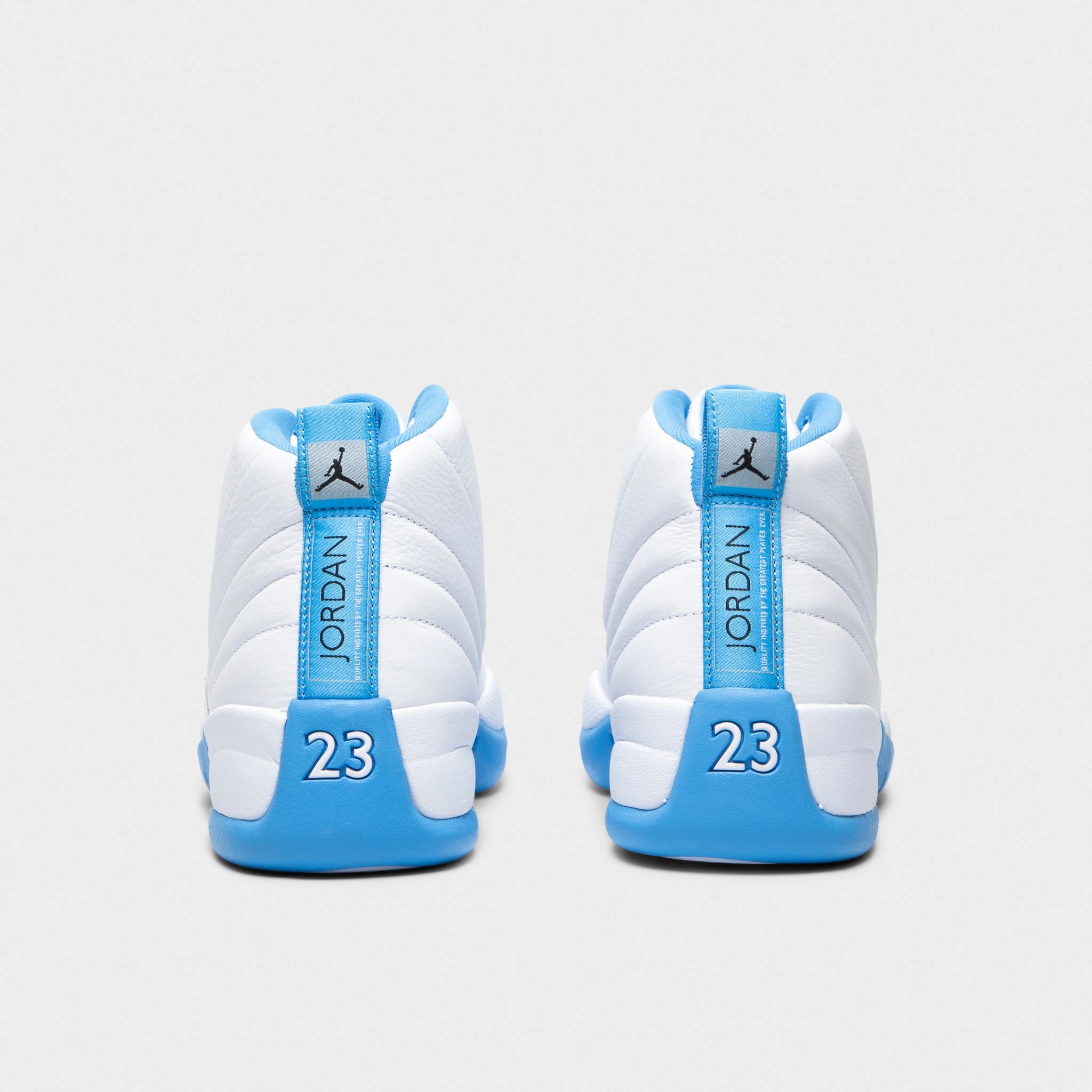 Indoor Traction Jordan 12 Retro White / University Blue - Metallic Silver