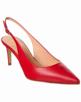 Date Spark Feminine Touch M by Bruno Magli Rima Leather Slingback Pump