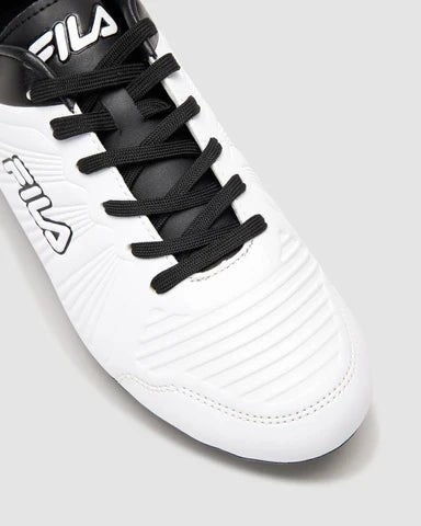 Fila Men's Era White/Black Football Boots Comfortable ankle