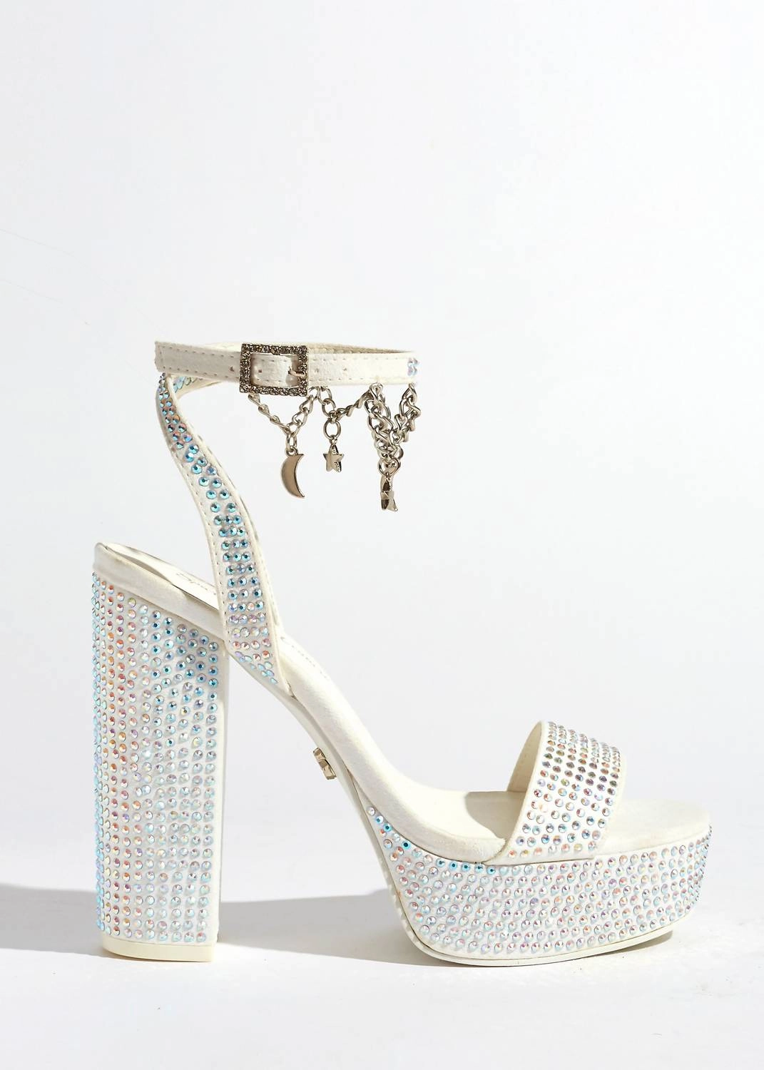 Inner Spark Perfect Form Women's Isabella Heeled Sandals In White