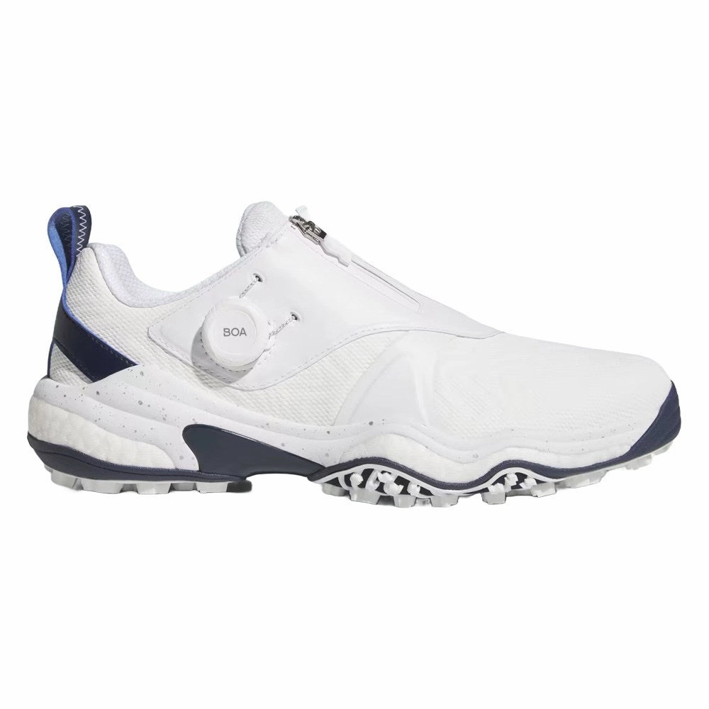 Responsive Core Advanced Performance Adidas CodeChaos BOA 25 Spikeless Golf Shoes Cloud White/Silver Metallic/Collegiate Navy - FW25 Men