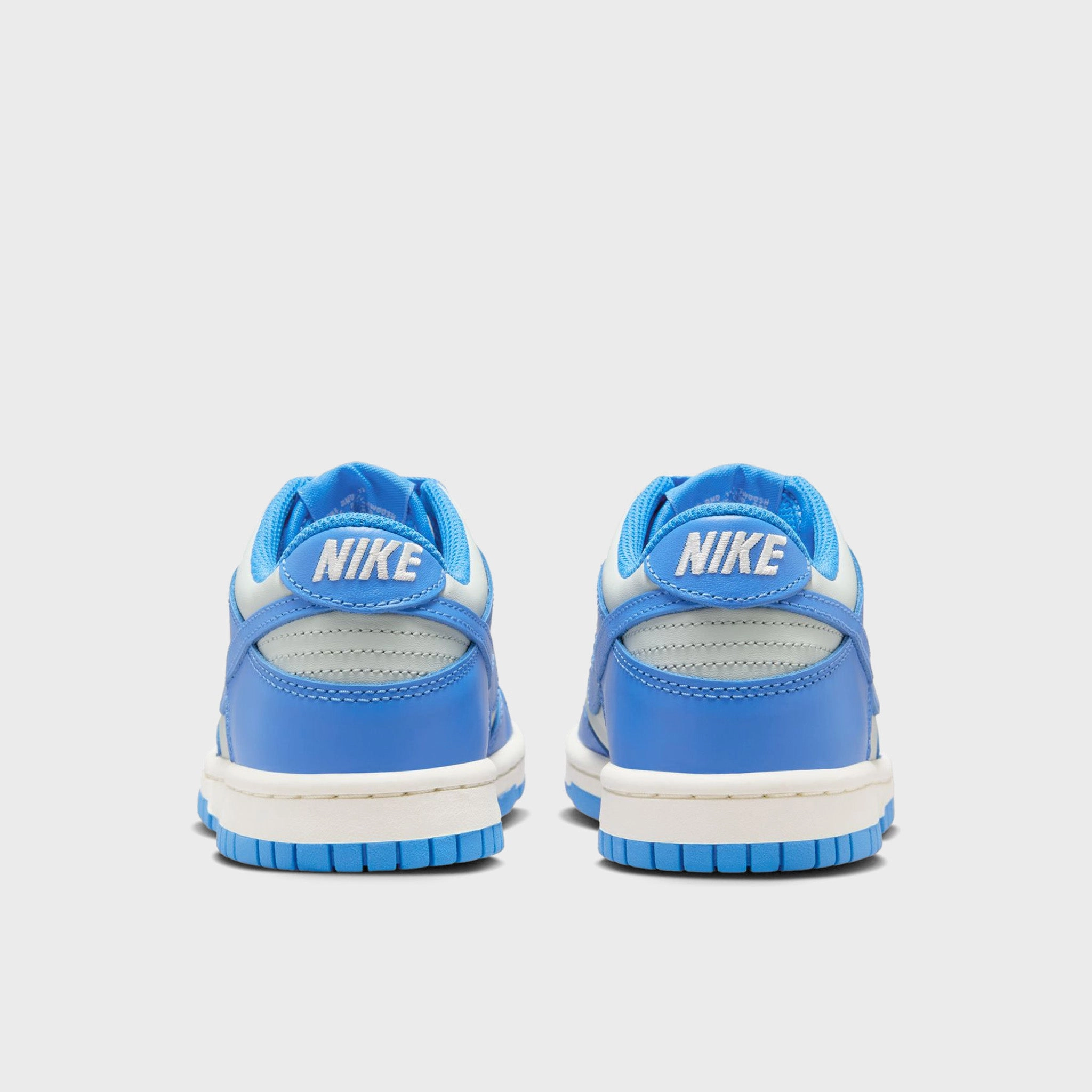 Nike Dunk Low GS Light Silver / Light Photo Blue - Sail Torsional Support Ventilation Mesh Panels