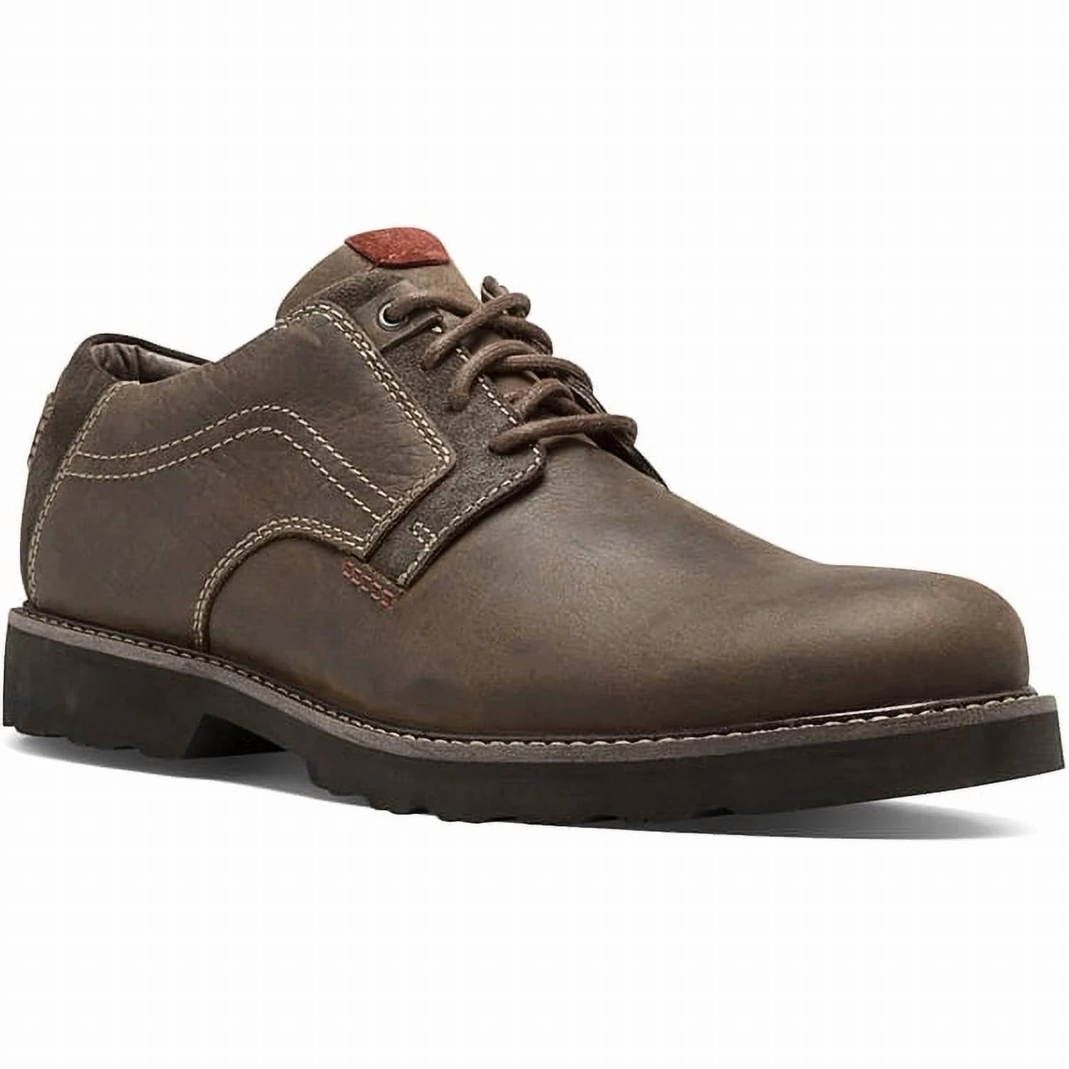 Men's Revdusk Lace Up Oxford Shoes In Brown Smooth Classic Edge Understated Styler Lightweight Build Style Enthusiast