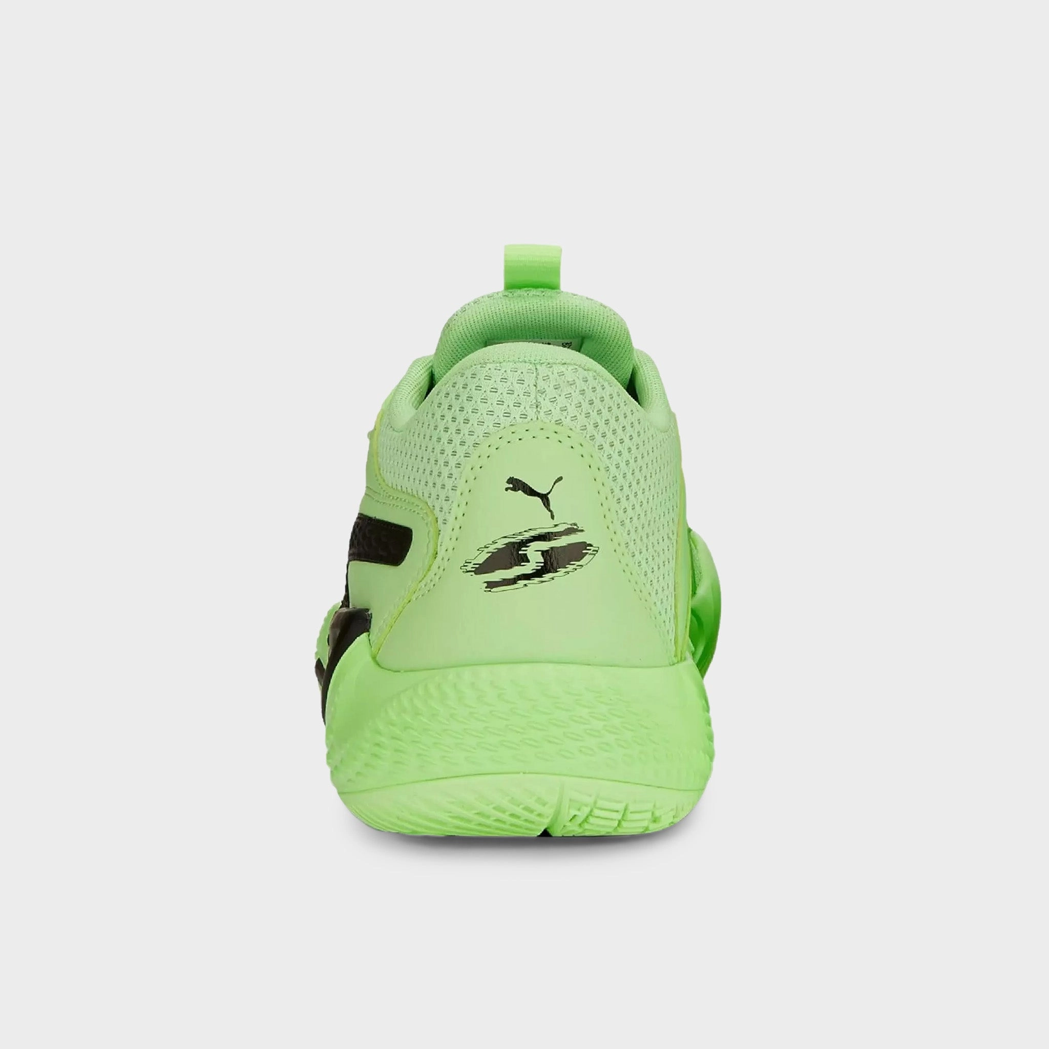 PUMA Court Rider Chaos Fizzy Lime / PUMA Black Anti Torsion Plate Ergonomic Lacing System