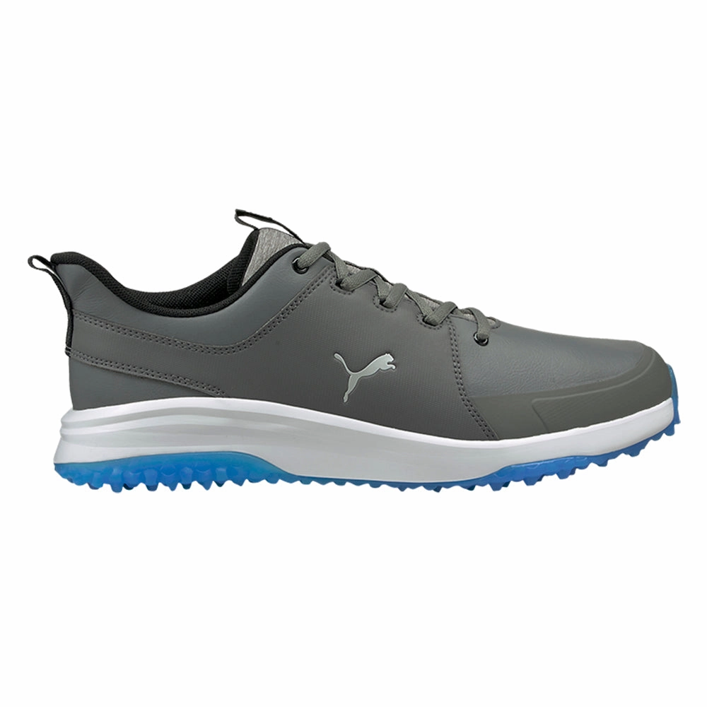 Casual Wear PUMA Grip Fusion Pro 3.0 Spikeless Golf Shoes Quiet Shade/Silver/Ibiza Blue - 21 Men