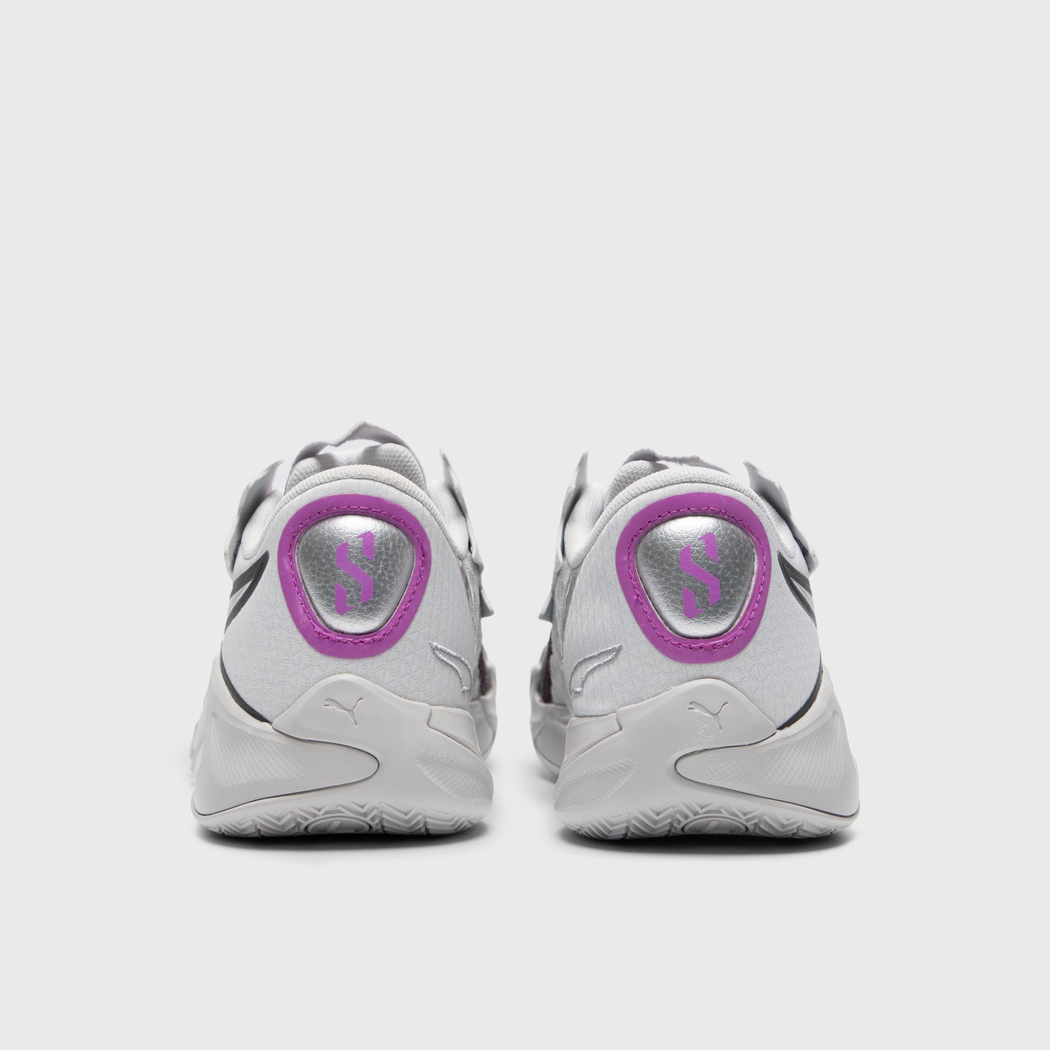 QuickDry PUMA Juniors' Scoot Zeros II "Sterling" Feather Gray / Wild Berry