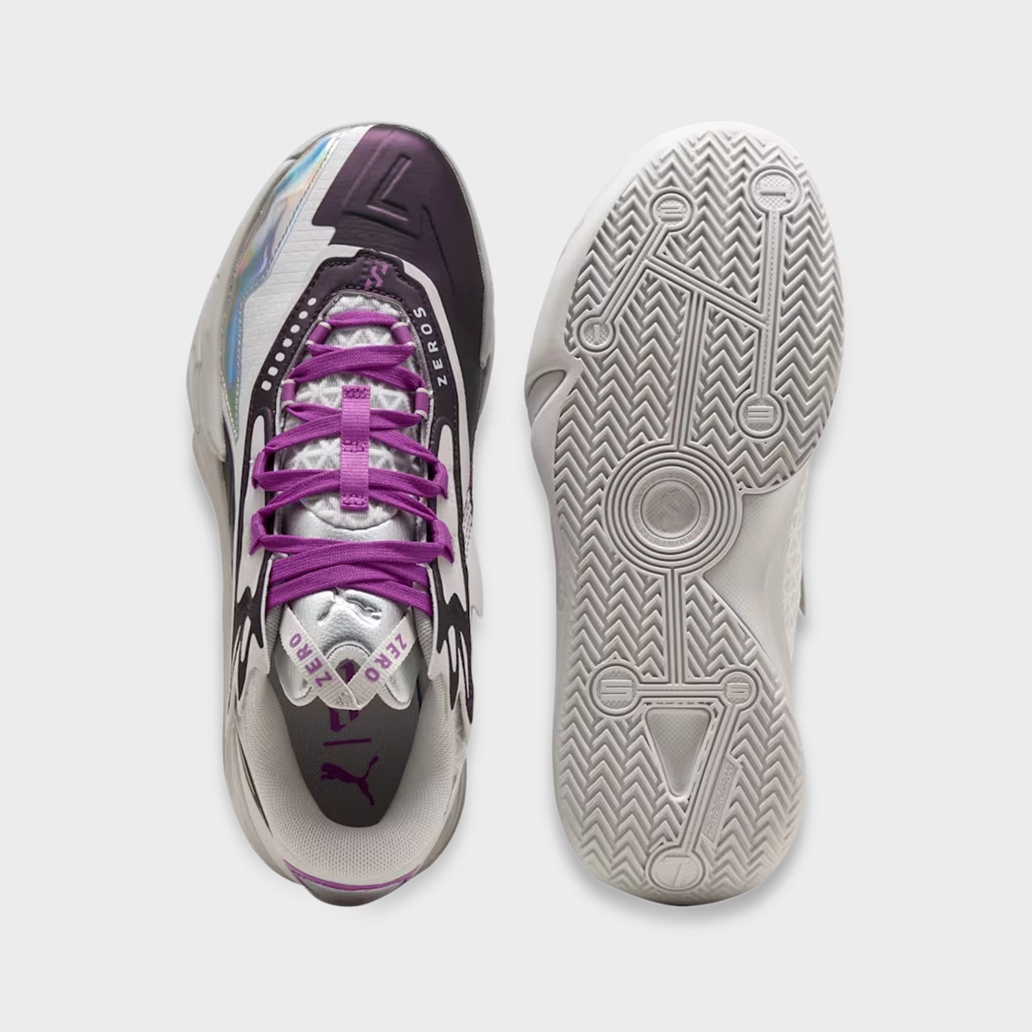 High Impact Support PUMA Scoot Zeros II "Sterling" Feather Gray / Wild Berry