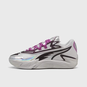 PUMA Scoot Zeros II "Sterling" Feather Gray / Wild Berry Ergonomic Lace Loops