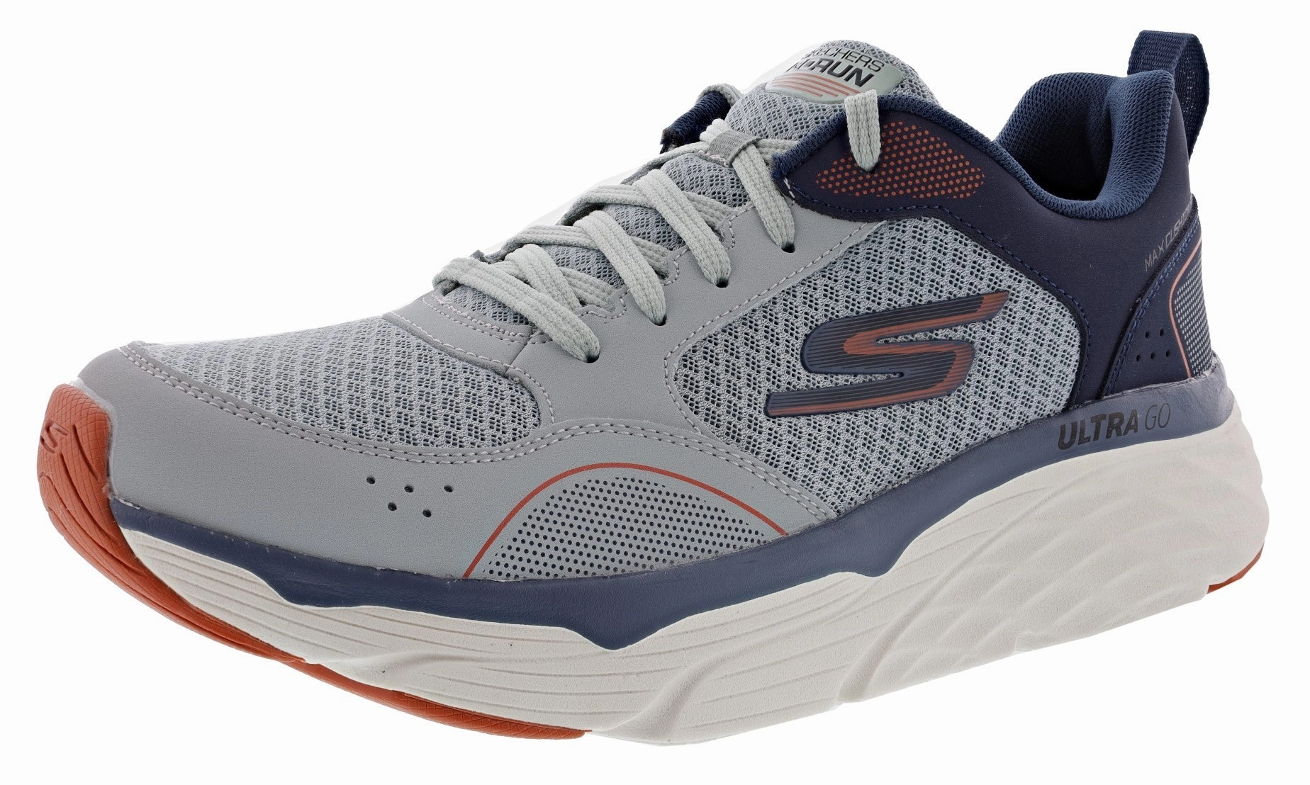 cold weather running shoes Skechers Men's Max Cushioning Elite Rivalry Comfort Running Shoes