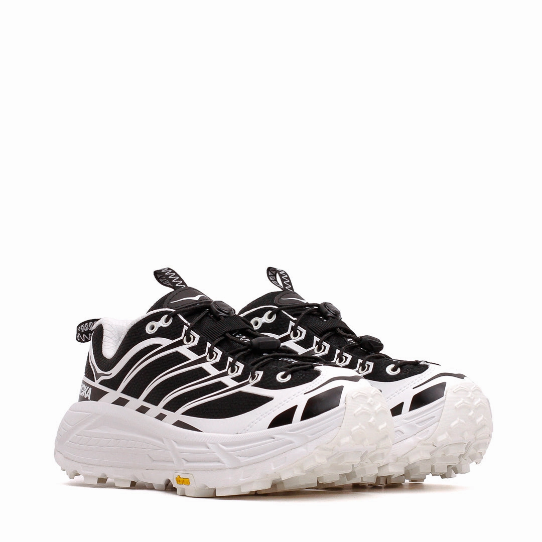 Hoka One One Unisex Mafate Three2 Frost Black 1141572-FLCK Breathable Synthetic Layers