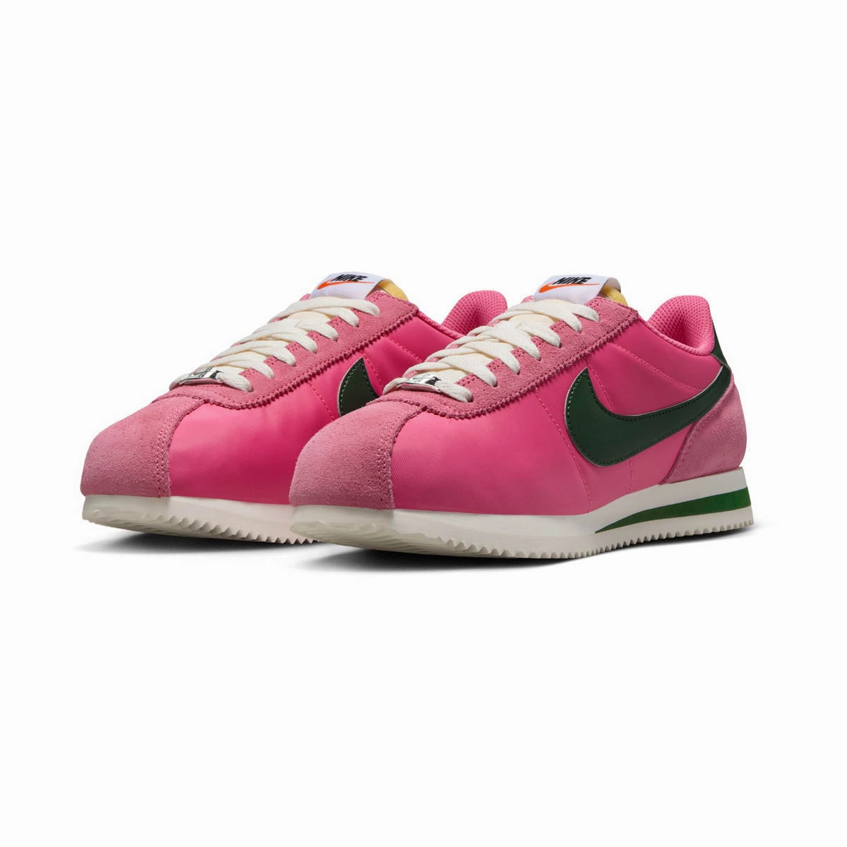 synthetic - leather - upper shoes Nike Cortez 'Pinksicle Sail White Fir' Women's Shoes