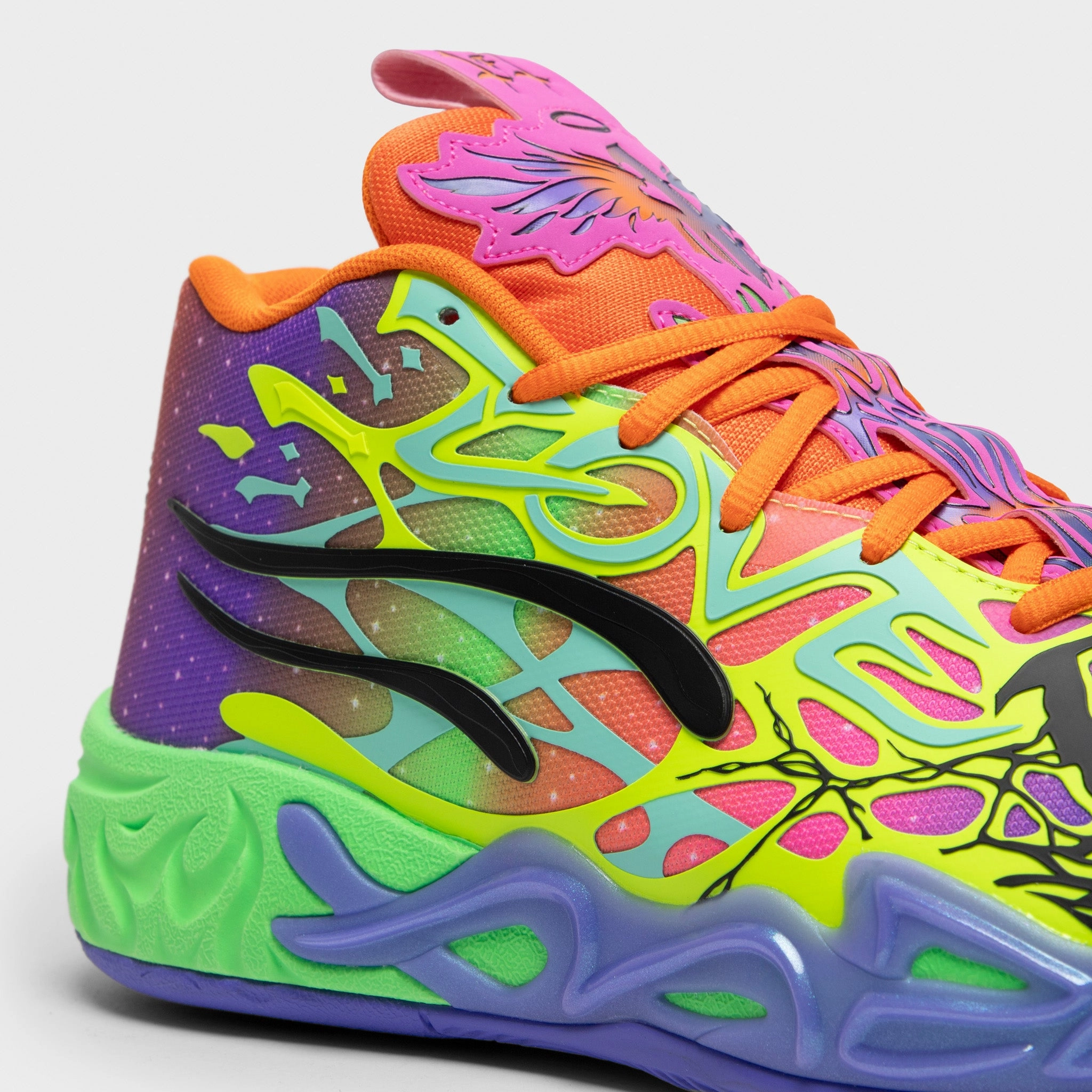 PUMA x LaMelo Ball MB.04 Be You Black / Electric Peppermint - Flouro Green Responsive Design Power Play