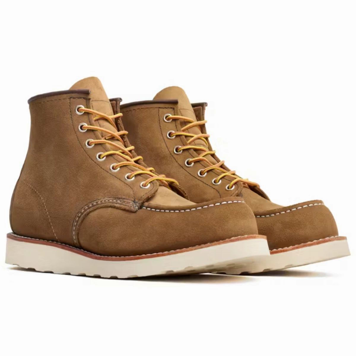 Supportive Red Wing Men's Classic Moc 6" 8881 Olive Mohave Leather