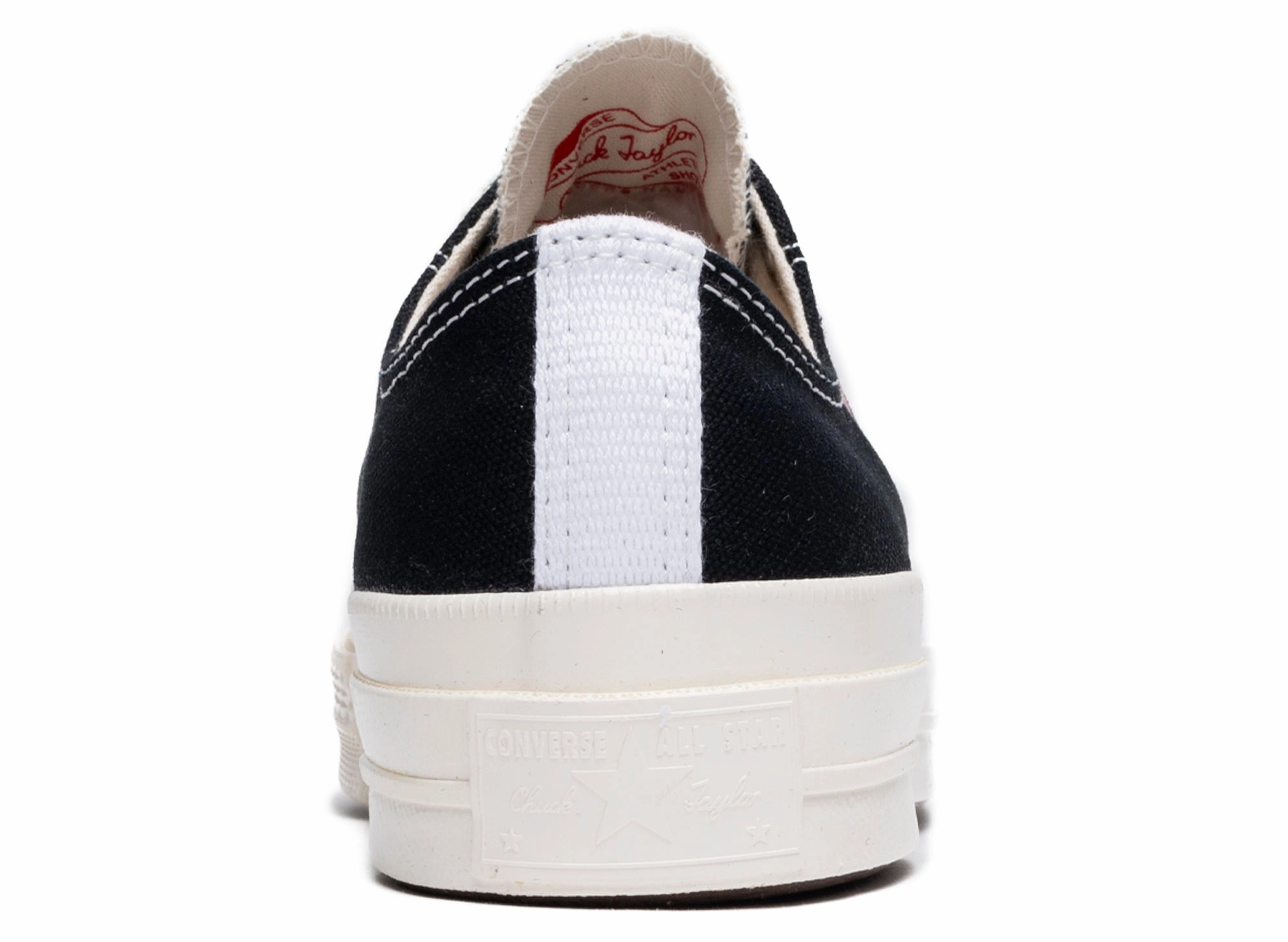 Wedges Stream Step Converse Comme des Gar?ons Play Heart Chuck 70 Low in Black