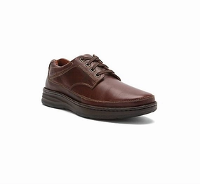 Classic Edge Busy Commuter Men's Toledo Oxford Shoes In Brandy