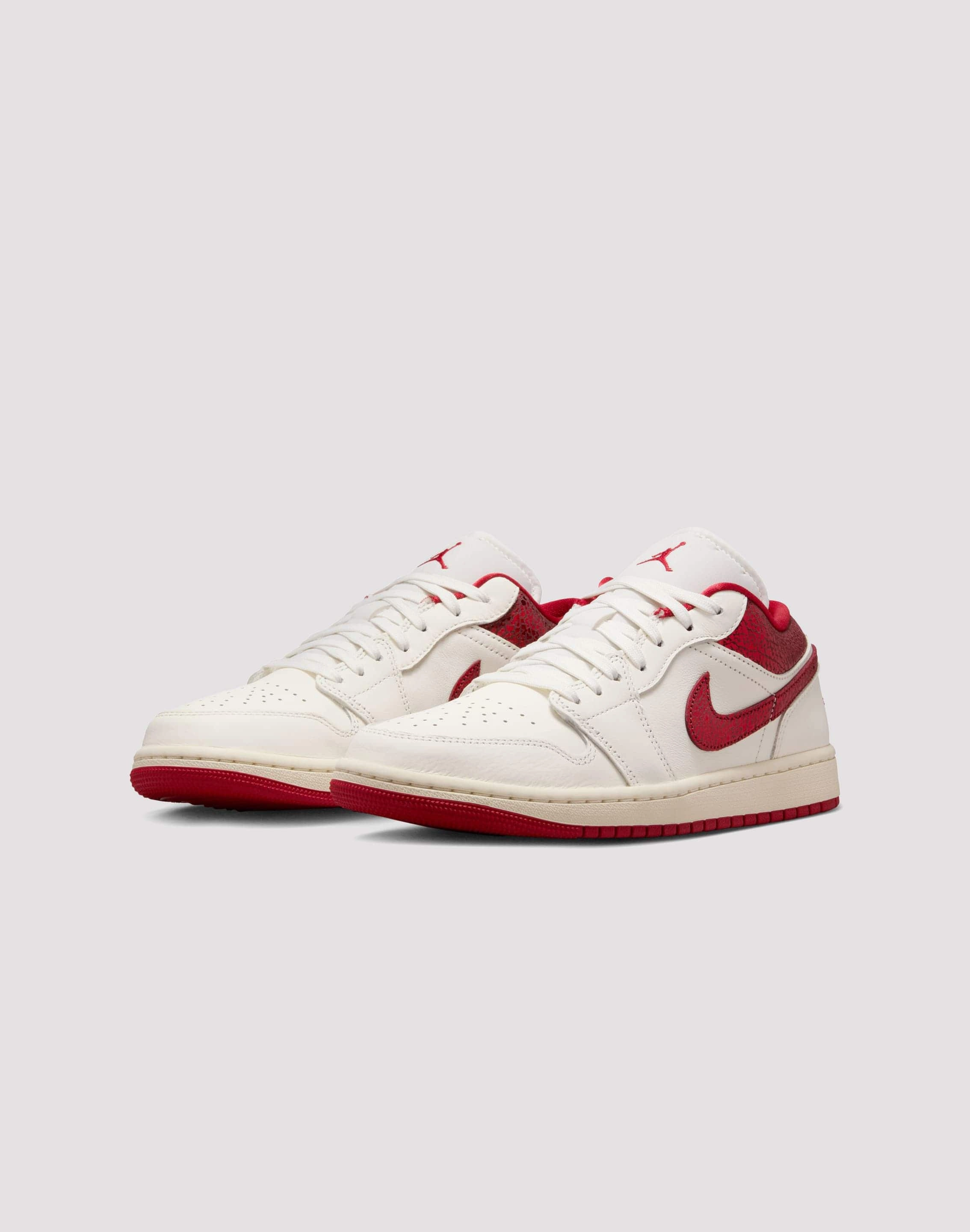 Impact Protection Cushioning Jordan 1 Low SE "Sail/Varsity Red/Team Red"
