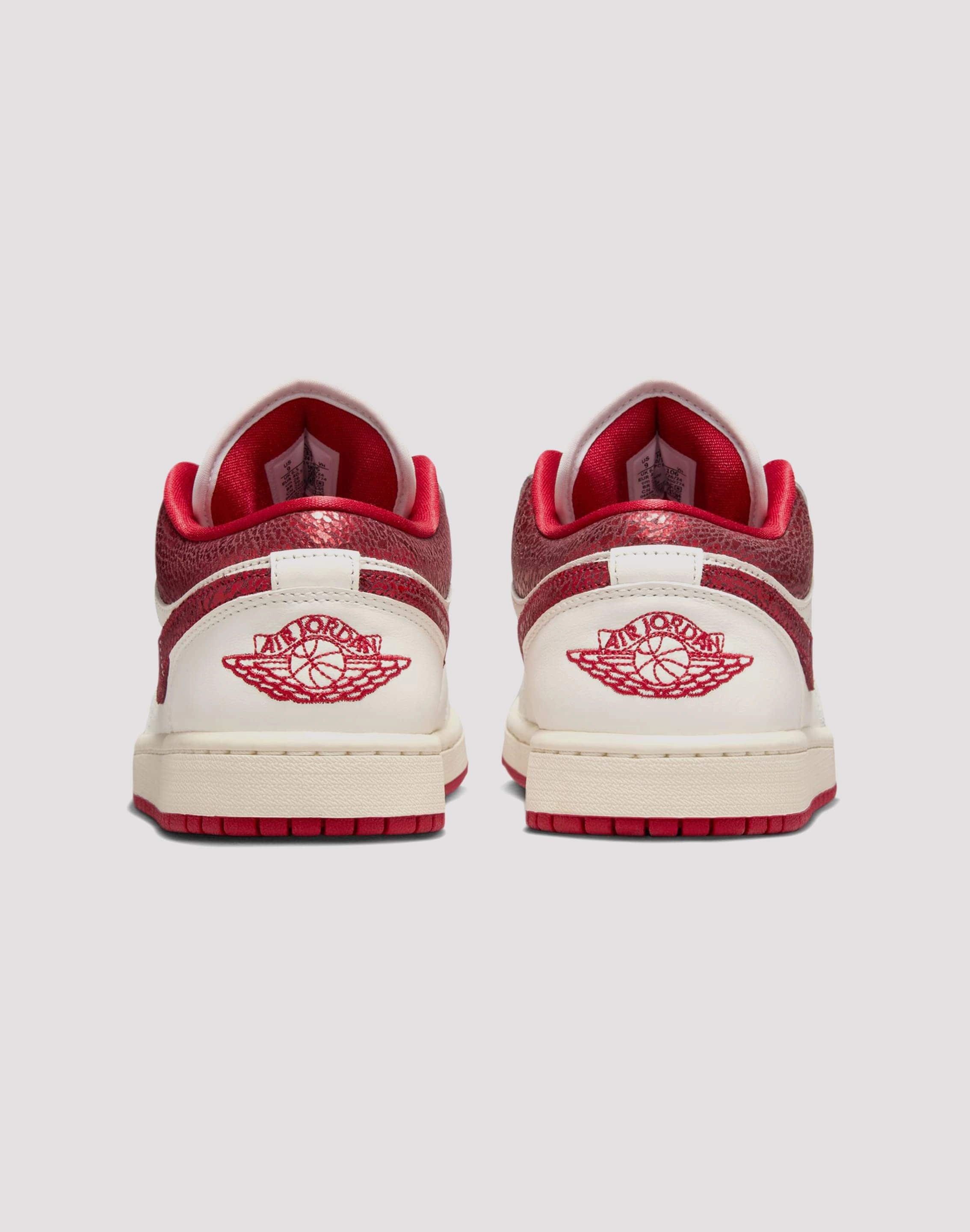 Jordan 1 Low SE "Sail/Varsity Red/Team Red" Training Class Gear Tactile Surface Grip