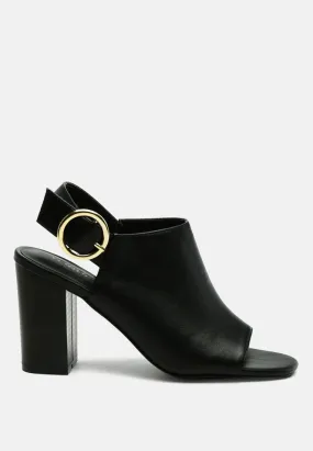 roisin block heeled sling back sandals Luxury Appeal Collectible Item