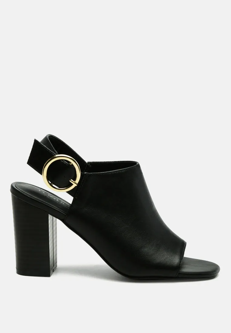 roisin block heeled sling back sandals Luxury Appeal Collectible Item