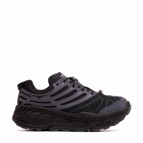 continuous running gear Blood circulation Hoka One One Unisex Stinson EVO OG TP Black 1166450-BBLC