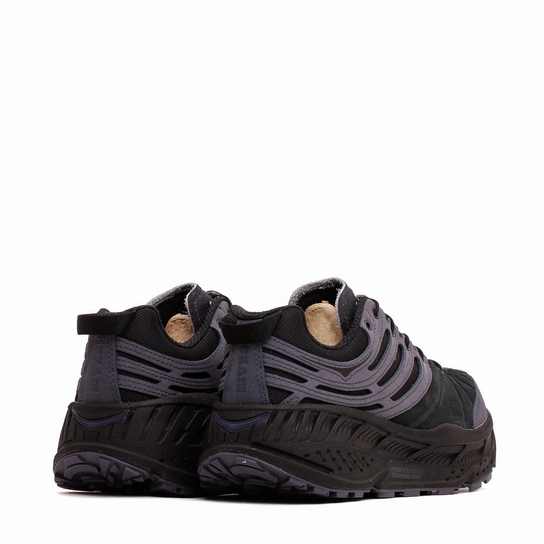 training running shoes Hoka One One Unisex Stinson EVO OG TP Black 1166450-BBLC