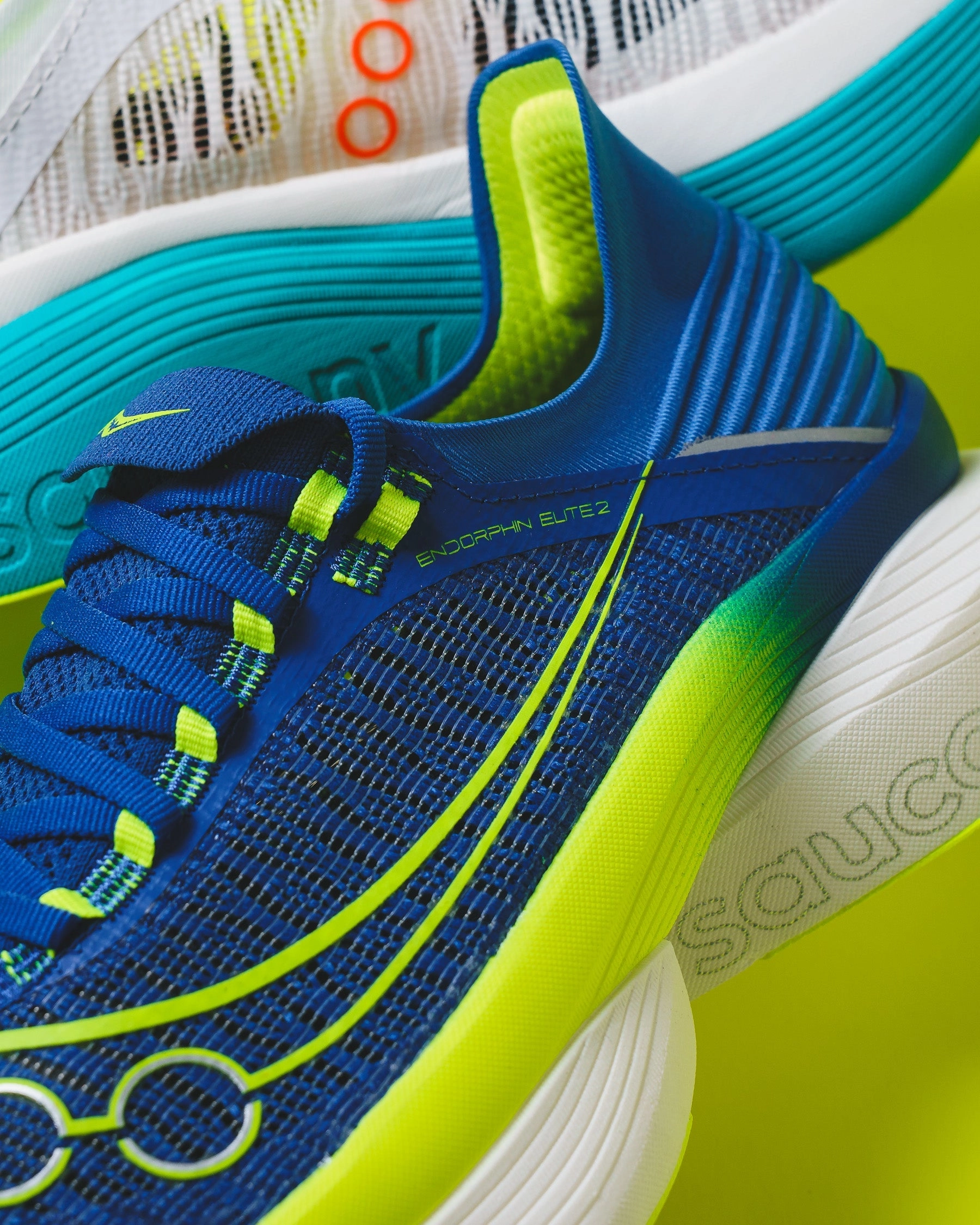 Saucony Men Endorphin Elite 2 Lapis Citron S30994-285 Tuned Transition Zone running for fitness shoes