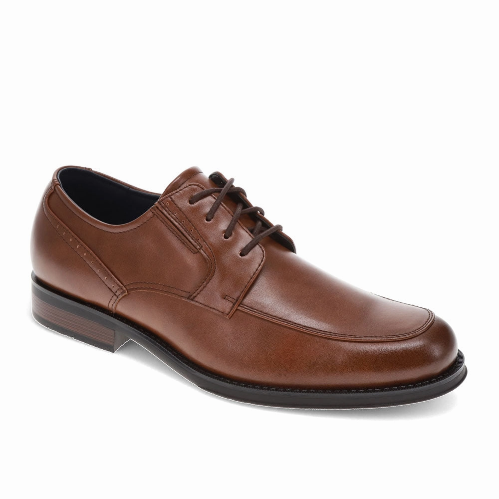 Dockers Mens Elmer Synthetic Leather Dress Oxford Lace Up Shoe Slim Profile Style Enthusiast Business Lace-up Footwear