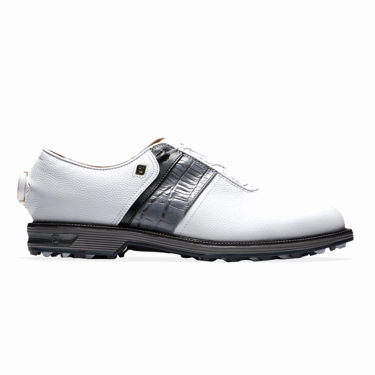 FootJoy Premiere Series - Packard BOA Spikeless Golf Shoes Previous Season Style White/Gray - 21 Men Impact Control