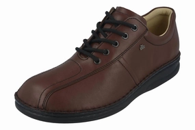 Fashion Forward Sleek Design Professional Setting Men's Dijon Lace-Up Shoes In Teak Idaho