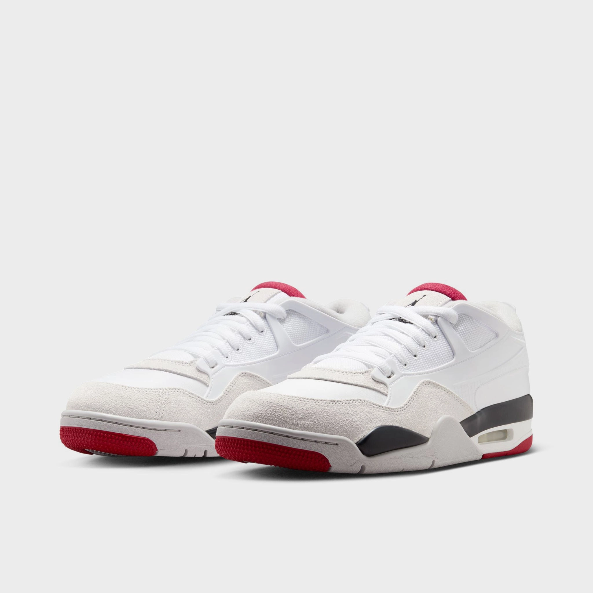 Jordan 4 RM White / Varsity Red - Black Energy Transfer Street Match Ready