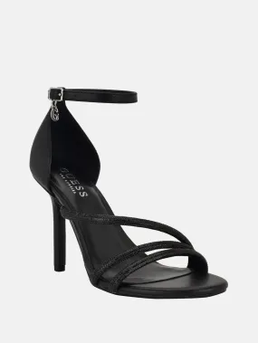 Fashion Comfort Blazes Rhinestone Strappy Heels