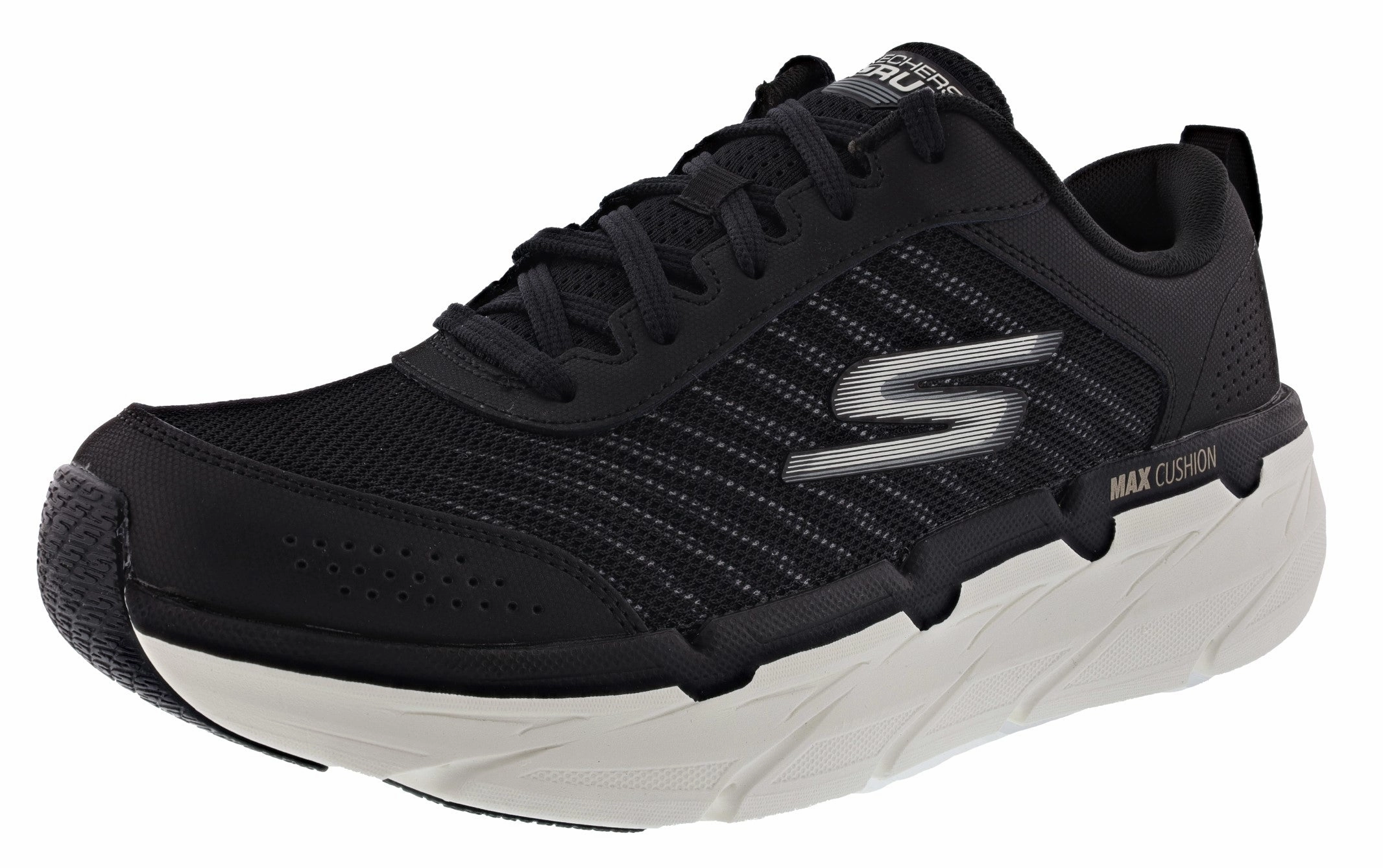 Skechers Men's Max Cushioning Premier Paragon Lightweight Running Shoes running in neutral colors easy - to - wear shoes