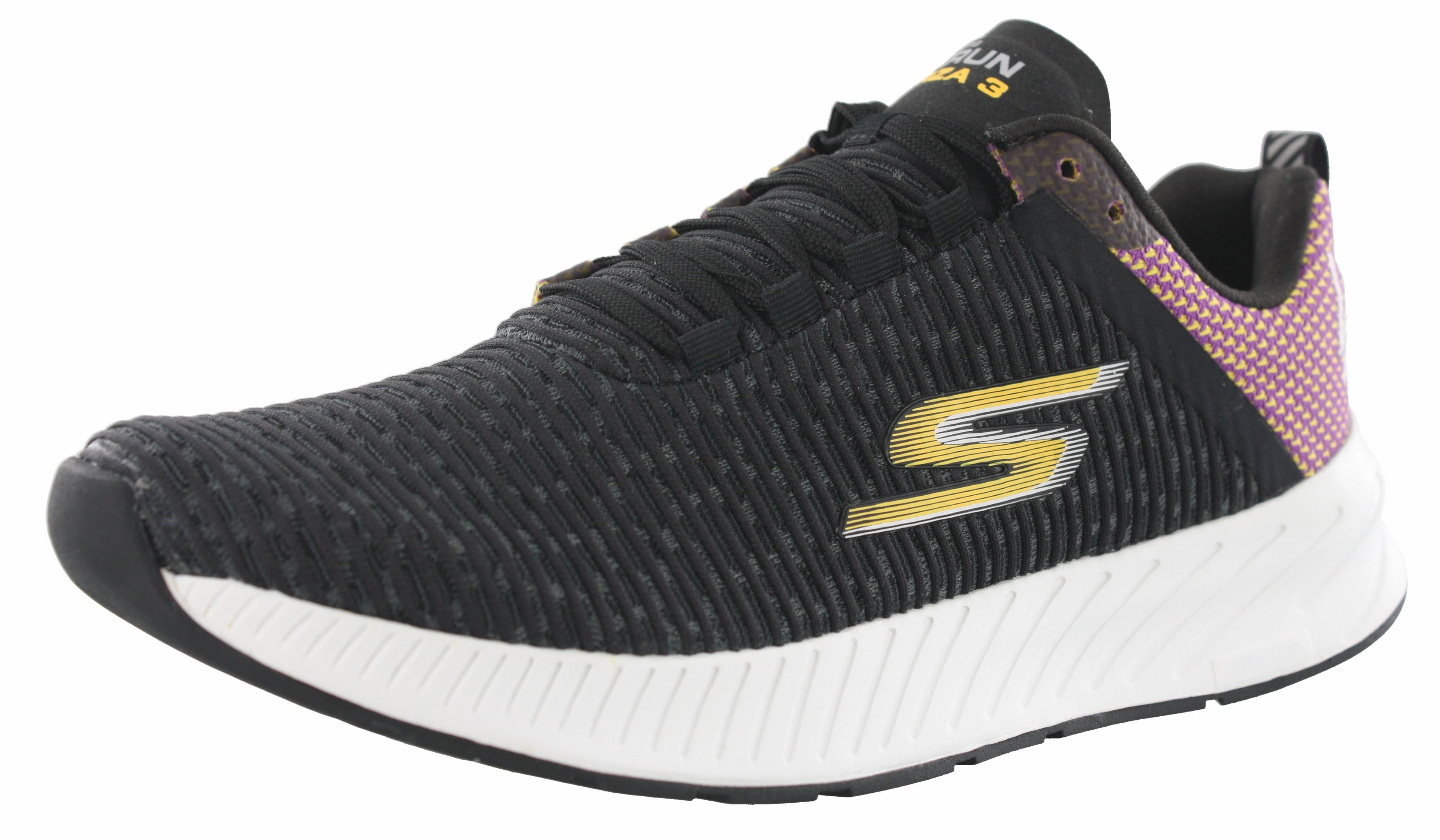 soft - midsole - feature shoes molded - insole Skechers Men Ultra Lightweight Go Run Forza 3 LA Marathon Running Shoes
